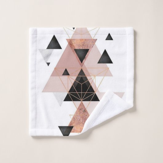 Ensemble géométrique de Bath de | (Gant de toilette)