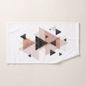 Ensemble géométrique de Bath de | (Serviette à main)