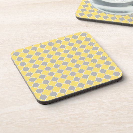 Ensemble gris de dessous de verre de motif de (Côté gauche)