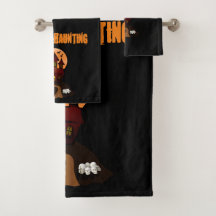 Ensemble hanté décoratif fait sur commande noir de