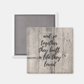 Ensemble, ils ont construit un aimant pour la vie (Recto/Verso)