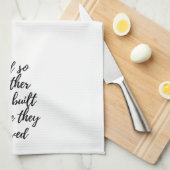 Ensemble, ils ont construit une serviette de cuisi (Quart Plié)