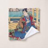 Ensemble japonais de serviette d'art (Gant de toilette)