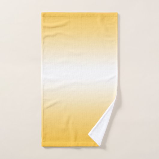 Ensemble jaune de serviette de Bath de couleur de (Serviette à main)