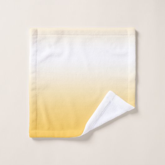 Ensemble jaune de serviette de Bath de couleur de (Gant de toilette)