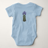 Ensemble Lavande Sauge Body Bébé | Boho (Dos)
