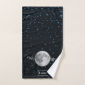 Ensemble Lunaire Personnalisé De Serviettes De Bai (Serviette à main)
