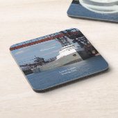 Ensemble Michipicoten de 6 dessous de verre en pla (Côté gauche)