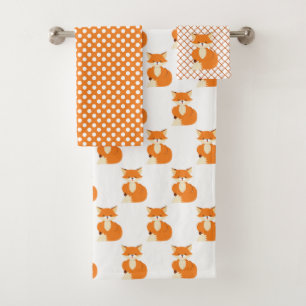 Ensemble mignon de serviette de Bath de Fox