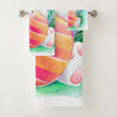 Ensemble mignon de serviette de l'aquarelle | de (En situation)