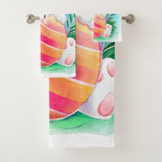 Ensemble mignon de serviette de l'aquarelle | de (En situation)