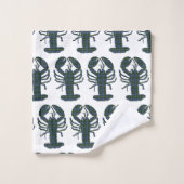 Ensemble mignon de serviette de main de tartan de (Gant de toilette)