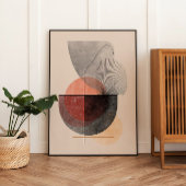 Ensemble minimaliste Abstrait d'art mural neutre j