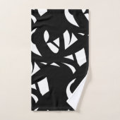 Ensemble moderne moderne de serviettes de bain bla (Serviette à main)