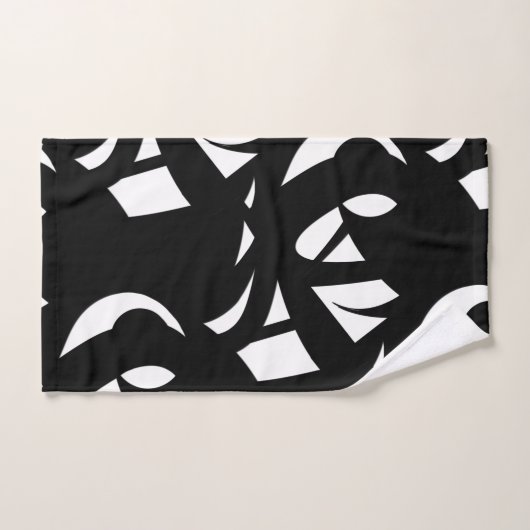 Ensemble moderne moderne de serviettes de bain bla (Serviette à main)