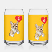 Ensemble Nom Cœur de Chat Amour (Verso)