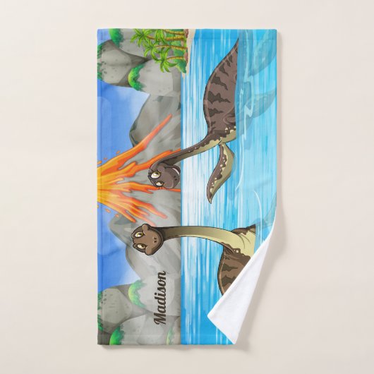 Ensemble nommé fait sur commande de serviette de (Serviette à main)