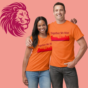 Ensemble, nous élevons le T-shirt de la fête natio