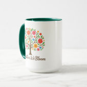 Ensemble Nous Fleurissons Mug Floral (Devant gauche)