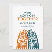 Ensemble nouvelle carte d'adresse avec la ville (Devant)