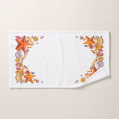 Ensemble original de serviettes de bain "’Sea Shel (Serviette à main)