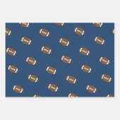 Ensemble papier cadeau football classique (Devant 3)