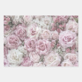 Ensemble papier d'emballage - Collage Rose victori (Devant 3)