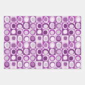 ensemble papier d'emballage de 3 feuilles motif ab (Devant 3)