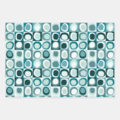 ensemble papier d'emballage de 3 feuilles motif ab (Devant)