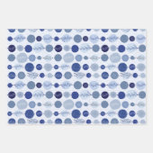 ensemble papier d'emballage de 3 feuilles motif ab (Devant 3)