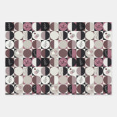 ensemble papier d'emballage de 3 feuilles motif ab (Devant 2)