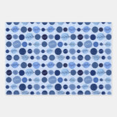 ensemble papier d'emballage de 3 feuilles motif ab (Devant)
