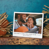 Ensemble | Plaque photo personnalisée pour couples (Côté)