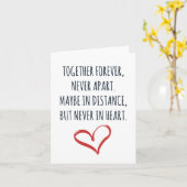 Ensemble pour toujours carte (Fleur jaune)