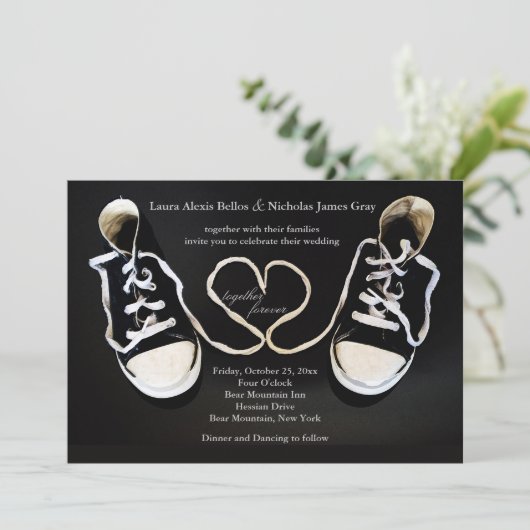 Ensemble pour toujours faire-part de mariage (Debout devant)