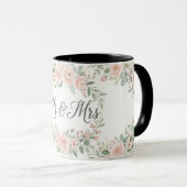 Ensemble pour toujours Mug de mariage botanique en (Devant droit)