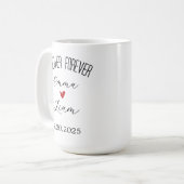 Ensemble pour toujours Mug sur mesure, cadeau Mari (Devant gauche)