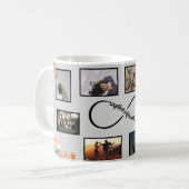 Ensemble pour toujours photo Collage de café Mug (Devant gauche)