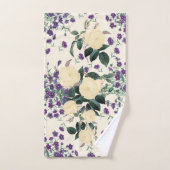 Ensemble pourpre de serviette de Bath de (Serviette à main)