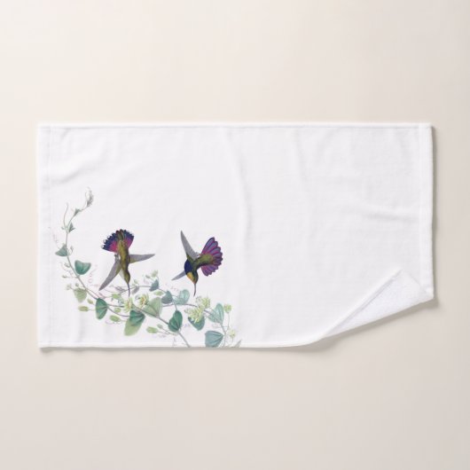 Ensemble pourpre de serviette de Bath de fleurs (Serviette à main)