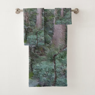 Ensemble profond de serviette de camouflage de