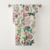 Ensemble rose de serviette de Bath de (En situation)