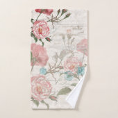 Ensemble rose de serviette de Bath de (Serviette à main)