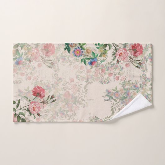 Ensemble rose de serviette de Bath de (Serviette à main)