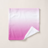 Ensemble rose de serviette de Bath de couleur de (Gant de toilette)
