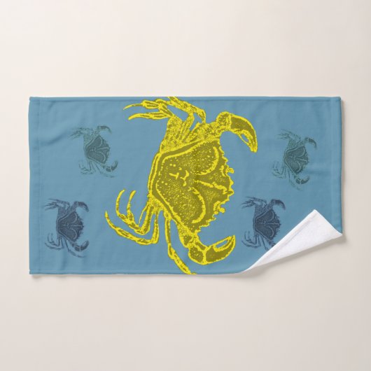 Ensemble serviette crabs (Serviette à main)