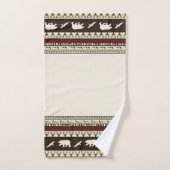 ensemble serviette de bain bois d'automne (Serviette à main)