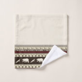 ensemble serviette de bain bois d'automne (Gant de toilette)