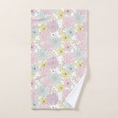 ensemble serviette de bain fleurs de printemps (Serviette à main)