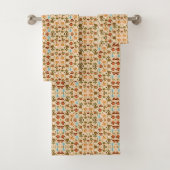 Ensemble serviette et gant de toilette à thème enf (En situation)